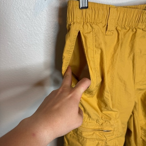 Urban Outfitters Standard Cloth Technical Cargo Pant Mens Gold - Picture 6 of 15